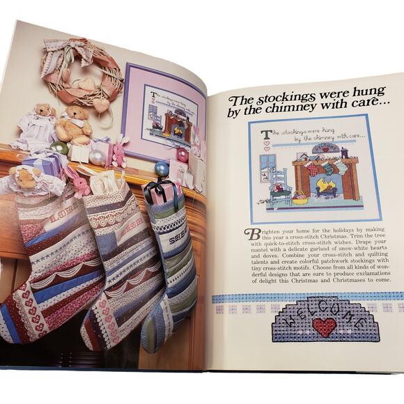Christmas Cross Stitch All Through The House Vanessa Ann Collection Hardback - Picture 8 of 13